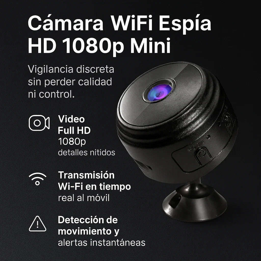 NanoCam™ MiniCámara WiFi Espía HD 1080p