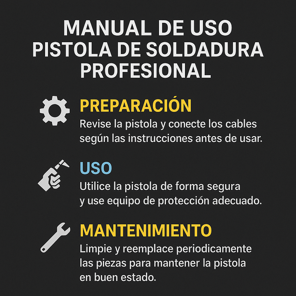 Pistola de Soldadura Profesional Elite